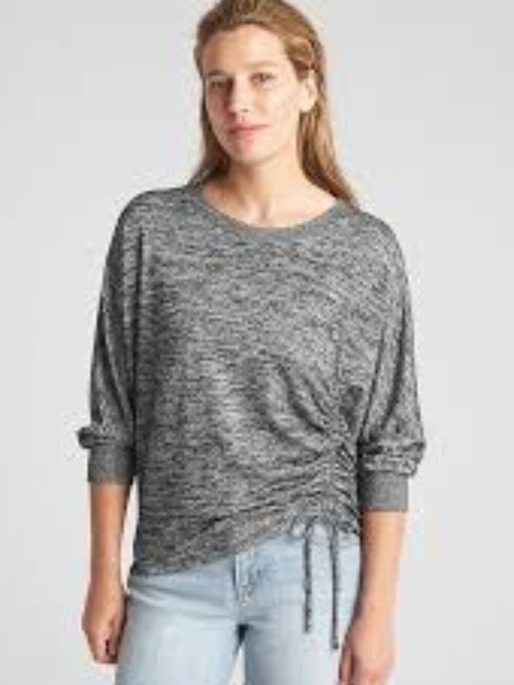 GAP Softspun Dolman sleeve Cinched Pullover Sweater Large